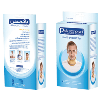 گردنبند طبی سخت پاک سمن برای بی‌حرکتی و حمایت کامل از گردن