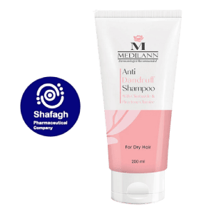 شامپو ضد شوره مدیلن موهای خشک آبرسان و ترمیم کننده