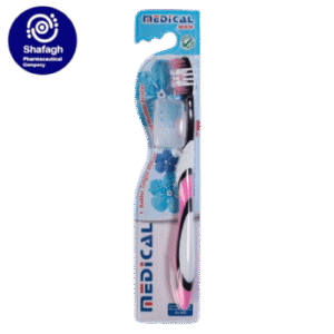 طراحی اناتومیک دسته مسواک Q01 میدیوم ضد لغزش