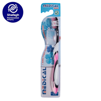 طراحی اناتومیک دسته مسواک Q01 میدیوم ضد لغزش