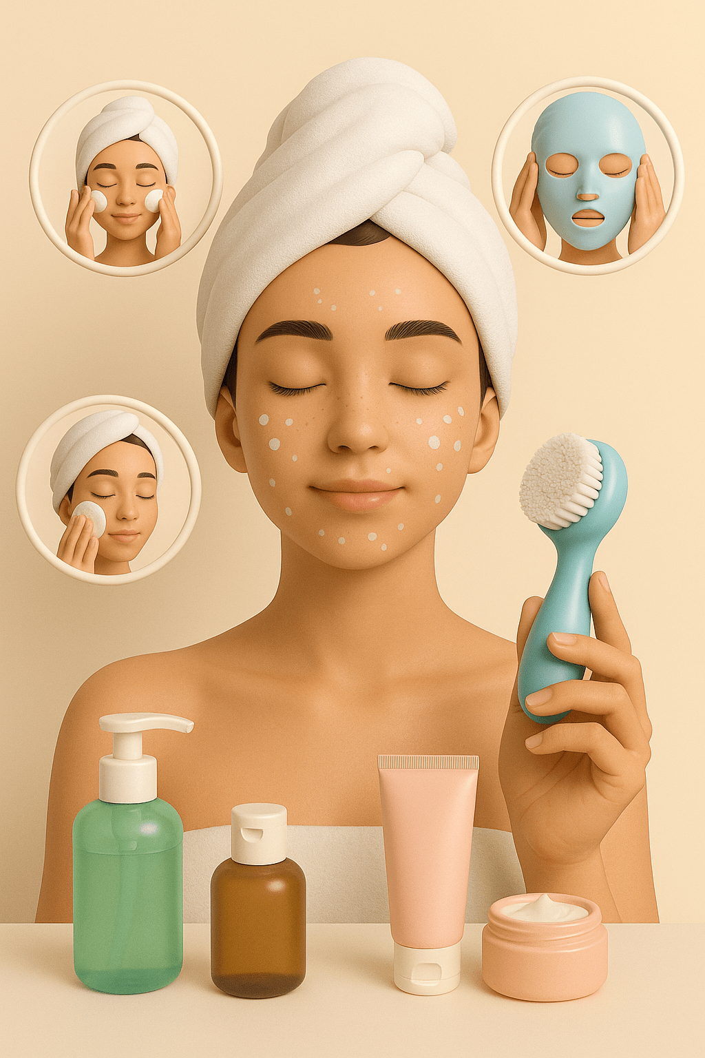 ✨ راهنمای نهایی پاکسازی پوست در خانه – نسخه 2025