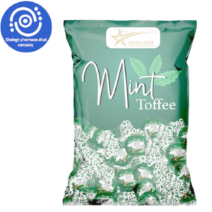 تافی مغزدار نعنا مگا استار ۱۰۰۰ گرمی شفق شاپ