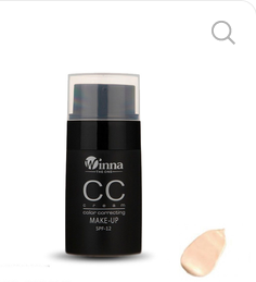 سی سی کرم پودر سفید SPF12 وینا شماره 101
