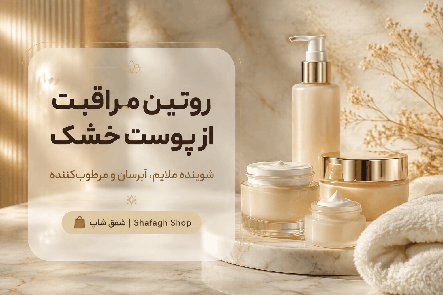روتین پوست خشک؛ راهنمای مراقبت از پوست خشک از شوینده تا مرطوب کننده