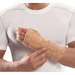 مچ بند آتل دار بلند با زاویه فانکشنال پاک سمن | حمایت و بی‌حرکتی مچ و ساعد کد 056